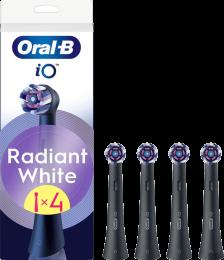 Насадка для электрической зубной щетки Braun Oral-B iO RB WB Radiant White Черные (4)