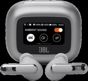 Навушники TWS JBL Live Beam 3 Silver (JBLLIVEBEAM3SIL)