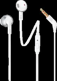 Навушники з мікрофоном JBL T205 Chrome (JBLT205CRM)