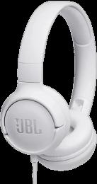 Навушники з мікрофоном JBL Tune 500 White (JBLT500WHT)
