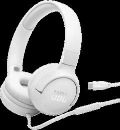 Навушники з мікрофоном JBL Tune 520C USB-C White (JBLT520CWHT)