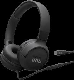 Навушники з мікрофоном JBL Tune 520C USB-C Black (JBLT520CBLK)
