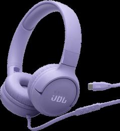 Навушники з мікрофоном JBL Tune 520C USB-C Purple (JBLT520CPUR)