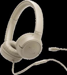Навушники з мікрофоном JBL Tune 530C Beige (JBLT530CBEG)