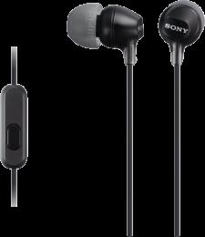 Навушники з мікрофоном Sony MDR-EX15AP Black (MDREX15APB.CE7)