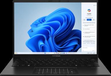 Ноутбук 14" ASUS ZenBook 14 OLED UM3406KA (UM3406KA-WS79T) OLED/AMD Ryzen AI 7 350/32GB/F1TB/AMD Radeon 860M/WIN11/Black Glob
