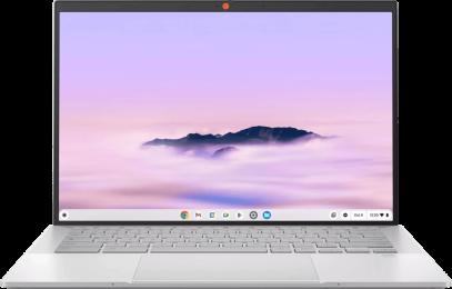 Ноутбук 14" ASUS ExpertBook CX54 (CX5403CMA-U516256) IPS/Intel Core Ultra 5 115U/16GB/F256/Intel Graphics/Chrome OS/Silver Gl