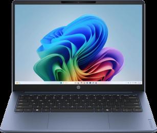 Ноутбук 14" HP OmniBook 3 14-hz0015dx (D0VF2UA) IPS/Qualcomm Snapdragon X X1-26-100/16GB/F512/Qualcomm Adreno/WIN11/Blue Glob