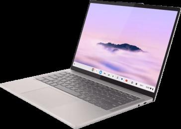 Ноутбук 14" Lenovo Chrome 14M9610 (83MY0000US) OLED/MediaTek Kompanio Ultra 910/16GB/F256/ARM Immortalis-G925/DOS/Silver Glob
