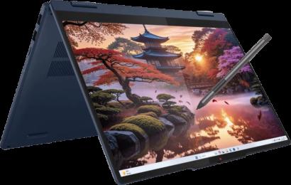 Ноутбук 14" Lenovo IdeaPad 5 2-in-1 14AKP10 (83KT001YUS) IPS/AMD Ryzen AI 7 350/16GB/F1TB/AMD Radeon 860M/WIN11/Blue Global