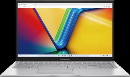 Ноутбук 15.6" ASUS Vivobook 15 F1504VAP (F1504VAP-WH56) IPS/Intel Core Ultra 5 120U/16GB/F512/Intel Graphics/WIN11/Silver Glo