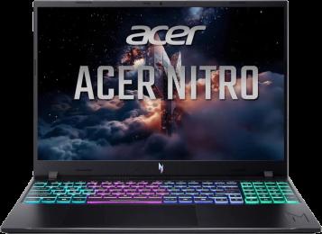 Ноутбук 16" Acer Nitro V 16 ANV16-I31-70WA (NH.U5EAA.005) IPS/Intel Core 7 240H/16GB/F512/NVIDIA GeForce RTX 5060/WIN11/Black
