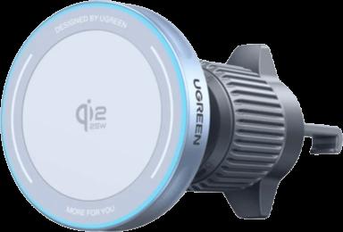 Автотримач UGREEN W758 Magnetic Wireless Car Charger 25W QI2.2 Starlight Blue