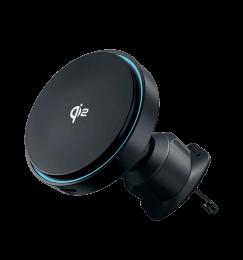 Автомобільний тримач з Бездротовим ЗП Proove Light Circle Qi2 15W