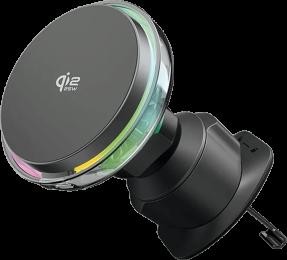 Автомобільний тримач з Бездротовим ЗП Proove Light Crystal Qi2.2 25W