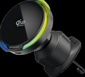 Автомобільний тримач з Бездротовим ЗП Proove Spark Qi2.2 25W