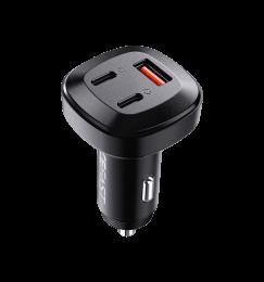 АЗП Acefast B3 66W 2 Type-C + USB (black)