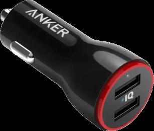 АЗП ANKER PowerDrive 2 24W 2xUSB V3 (Чорний)