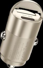 АЗП Keephone Car Volt Type-C / Type-C Titanium (CC-12) (KPCARVOCCTM)
