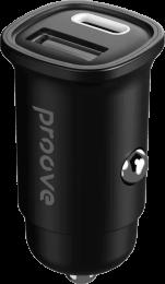 АЗП Proove Flash 30W (Type-C + USB) (black)