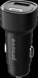 АЗП Proove Flash 48W (Type-C + USB) black