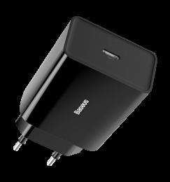 Адаптер Baseus Speed Mini PD Charger Type-C 20W Black (CCFS-SN01)
