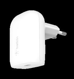 Адаптер Belkin 30Вт USB-С GAN PD PPS, White (WCA005VFWH)