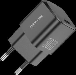 Адаптер Keephone 30W BOOSTER GaN (Type-C) Black (KPBOOS35CBK)