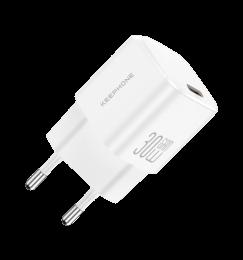 Адаптер Keephone 30W Type-C GaN Power Adapter White (KPGWACH092CWH)