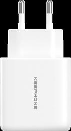 Адаптер Keephone 45W BOOSTER GaN (C+C) Power White (KPBOOS44CCWH)