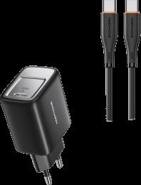 Адаптер Keephone MIXEED C-C+30W(Type-C) Black(KPMIXD7CCCBK)
