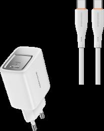 Адаптер Keephone MIXEED C-C+45W(Type-C) White (KPMIXD8CCCWH)