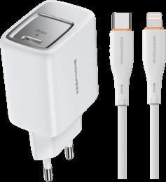 Адаптер Keephone MIXEED C-L+30W(Type-C) White (KPMIXD6CLCWH)