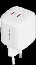 Адаптер Keephone THOMAS C-C+45W(2C) White (KPTOM10CCWH)