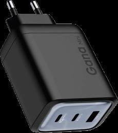 Адаптер Mcdodo [CH-0121] Mini Fast Charger 2xUSB-C+USB 100W (Black)