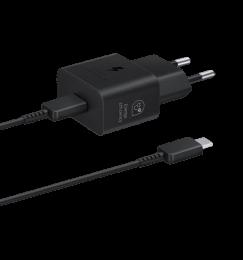 Адаптер Samsung Travel Adapter + Type-C cable 25W Black (EP-T2510XBEGEU)