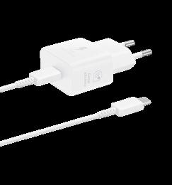 Адаптер Samsung Travel Adapter + Type-C cable 25W White (EP-T2510XWEGEU)