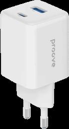 Адаптер Proove Pocket GaN 45W (Type-C + USB) White