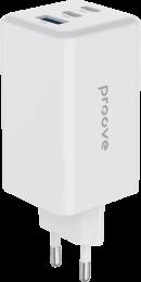 Адаптер Proove Pocket GaN Max 100W (2Type-C + USB) (white)