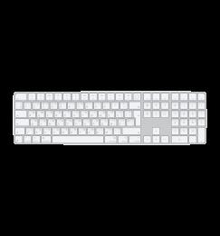 Apple Magic Keyboard with Touch ID and Numeric Keypad for Mac with Apple silicon - White Keys(MXK73UA/A) UA