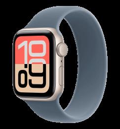 Apple Watch SE 3 GPS 40mm Starlight Aluminium Case with Starlight Sport Band - M/L (MEH54)