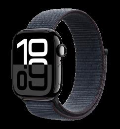 Apple Watch Series 10 46mm Jet Black Aluminum Case with Ink Sport Loop (MWWR3) Б/В