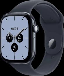 Apple Watch Series 12 Cellular 46mm Night Blue Ceramic Case with Navy Blue Sport Band M/L (MJH44)