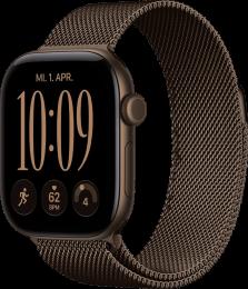 Apple Watch Series 12 GPS 42mm Dark Bronze Aluminum Case with Dark Bronze Milanese Loop (MKDC4)