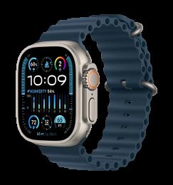 Apple Watch Ultra 2 49mm Natural Titanium Case with Blue Ocean Band (MREG3) Б/В