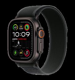 Apple Watch Ultra 2 49mm GPS + LTE Black Titanium Case with Black Trail Loop S/M (MX4U3)