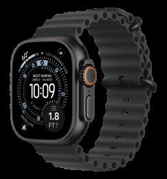 Apple Watch Ultra 3 GPS + Cellular 49mm Black Titanium Case with Black Ocean Band (MF0J4)