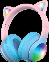 Беспроводные наушники Proove Kids LumiCat (APP) blue/pink
