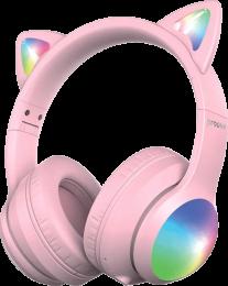 Беспроводные наушники Proove Kids LumiCat (APP) pink