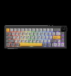 Бездротова механічна клавіатура Ajazz AK650 Flying Fish Switch - Black (AK650-FF-BGY)
